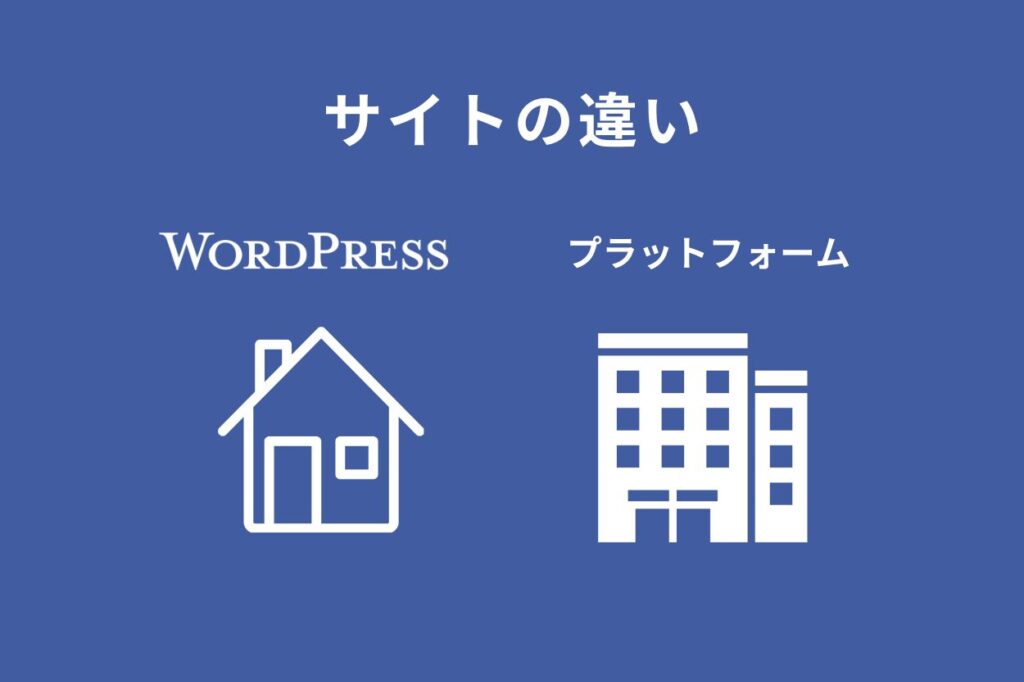 WPとプラットフォームの違い